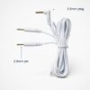 Kit de câbles E-Stim 3,5mm (2 pièces) – 1,5m | Câbles de remplacement haute qualité pour ErosTek et appareils compatibles
