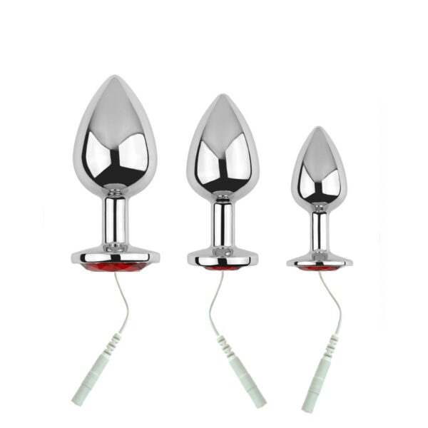 DiamondRed E-Stim Butt Plug Front DiamondRed E-Stim Butt Plug Front