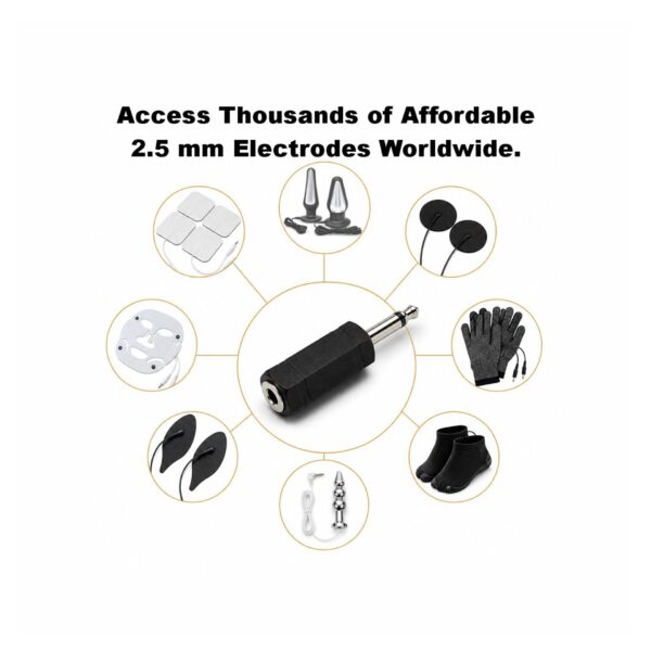 Unlock Thousands of Compatible Electrodes Universal 2.5 mm to 3.5 mm Electrode Adapter with Compatible Electrode Types