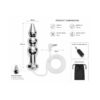 bipolar E-Stim plug Main 4 bipolar E-Stim plug