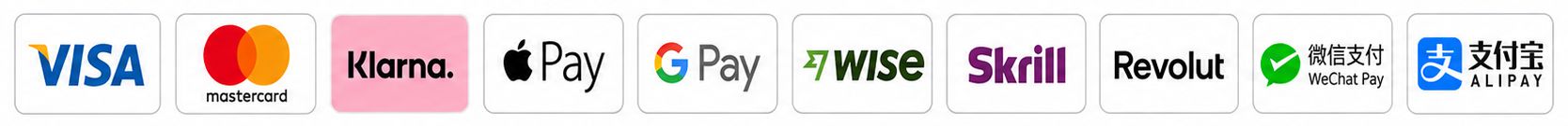 Accepted Payment Methods